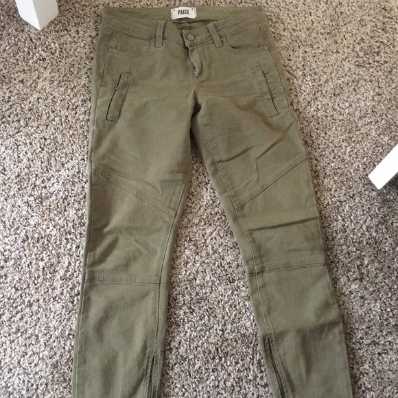PAIGE Denim - Paige army green jeans